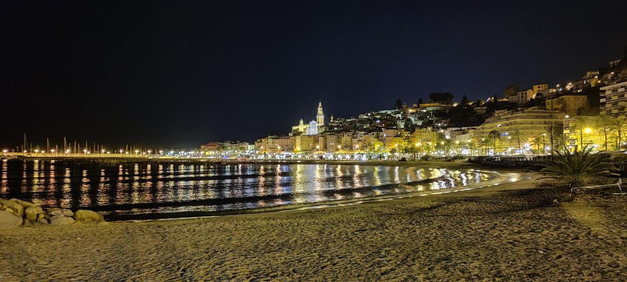 Menton Seaside Studio: Quiet Retreat with Balcony and AC Exterior photo